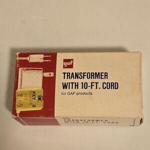 VINTAGE GAF VIEW-MASTER TRANSFORMER WITH 10-FT CORD Model B4-1038‎
